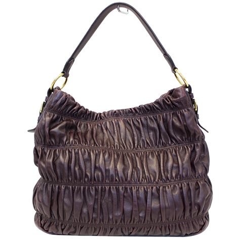 prada nappa & tessuto hobo bag|prada nappa gaufre bag.